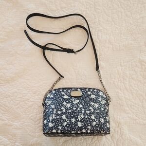 Floral Navy and White Women's Bag